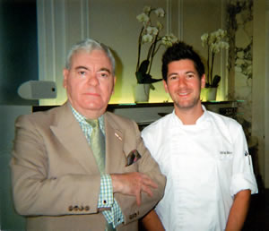 Chef Adrian Bührer with Francis Bown, Grand Hotel National, Luzern, Switzerland | Bown's Best